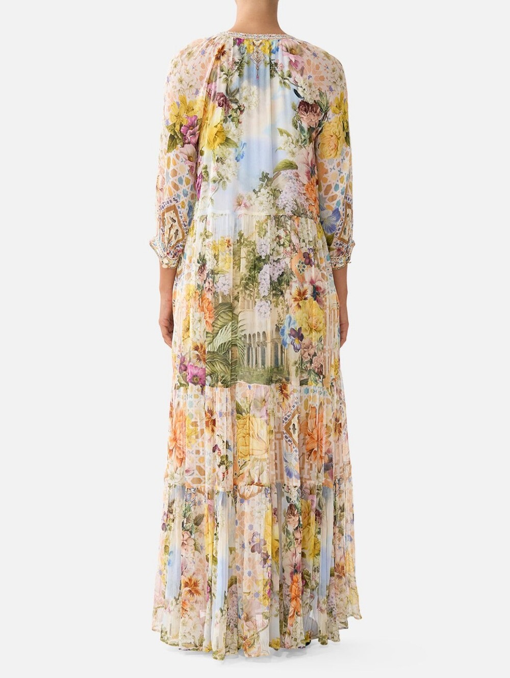 Camilla long gathered panel dress In The architects of alcázar - Picture 2 of 15